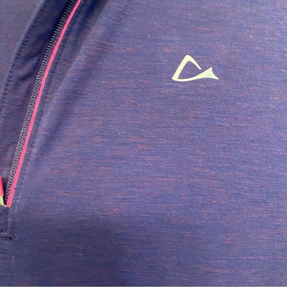 PARADOX Performance Purple Merino wool Blend Zip Long Sleeve base layer Top M - Picture 5 of 8
